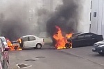 В 20 микрорайоне сгорели автомобили