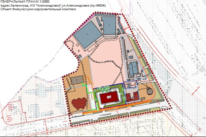 Проект планировки земельного участка под строительство ФОК в «новом» городе. Изображение: krukovo.org