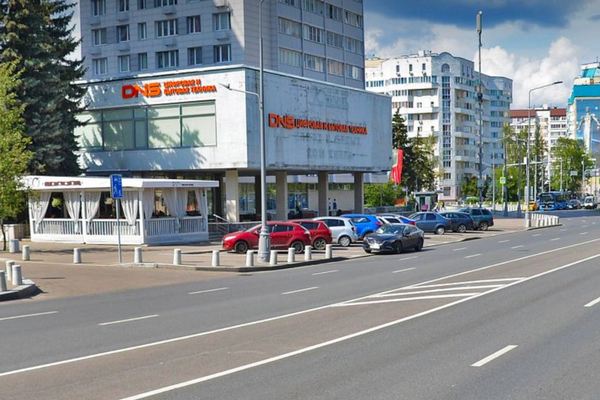 Центральный проспект у корпуса 402. Фрагмент панорамы с сервиса «Яндекс.Карты»
