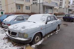 Брошенный автомобиль. Фото: silino.mos.ru