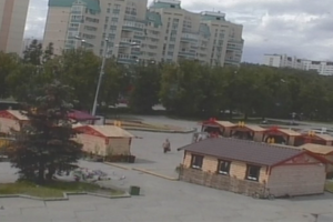 Площадь Юности. Скриншот с камеры видеонаблюдения