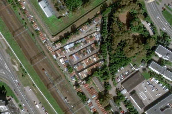 ГСК «Космос» и «Космос-2». Изображение со спутника сервиса Яндекс.Карты