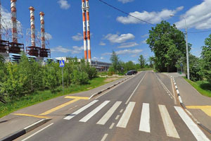 Улица Малинская. Скриншот с сервиса maps.ya.ru