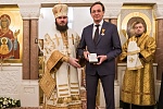 РПЦ вручила префекту Зеленограда орден за помощь в строительстве храма