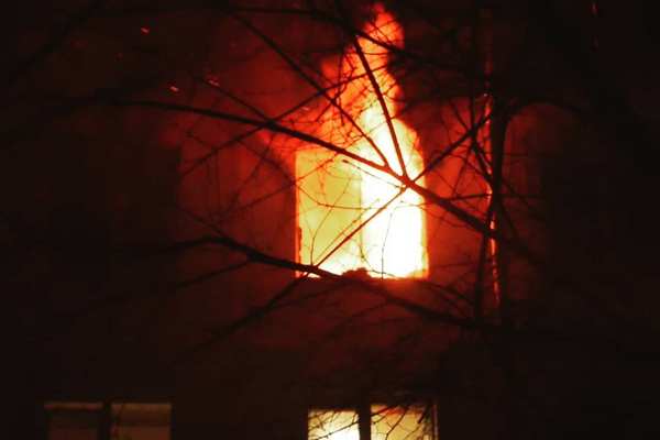 Пожар в Андреевке. Фото из Instagram пользователя radiobulles