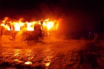Ночью в окрестностях Зеленограда сгорела бытовка