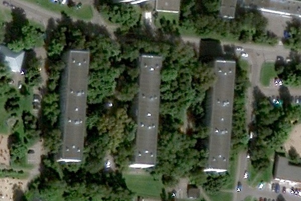 Корпуса 925, 926 и 927. Изображение со спутника с сервиса Яндекс.Карты