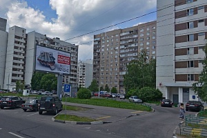 Местный проезд у корпуса 1546. Фрагмент панорамы с сервиса Яндекс.Карты