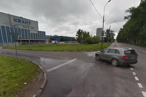 Перекресток улицы Конструктора Гуськова и проезда 4801. Фрагмент панорамы с сервиса Google Maps