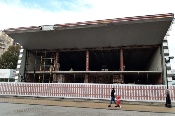 Реконструкция здания бывшего кинотеатра «Электрон». Фото «Зеленоград24»