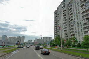 Панфиловский проспект в районе места ДТП. Скриншот с сервиса maps.ya.ru