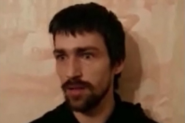 Задержанный мужчина. Кадр из оперативного видео МВД