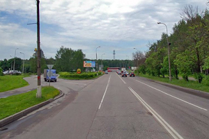 Поворот на «Макдональдс» (проезд 4801) с Панфиловского проспекта. Скриншот с сервиса maps.ya.ru
