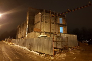 Строящийся развлекательный центр около МИЭТа по состоянию на 15 декабря. Фото «Зеленоград24»