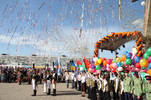 Празднование Дня Победы на Центральной площади. Архивное фото «Зеленоград24»