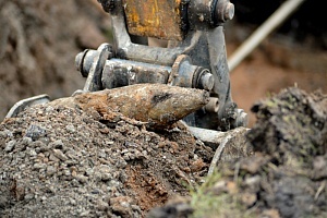 Обнаруженный снаряд. Фото: zelao.ru