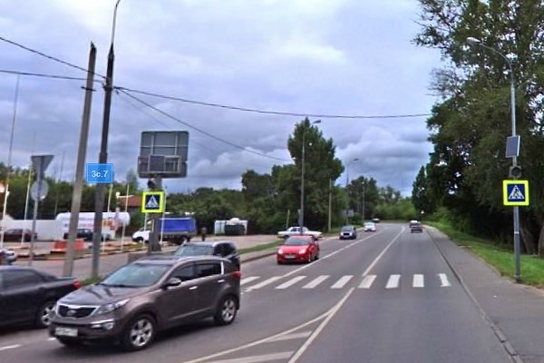 Улица Радио. Фрагмент панорамы с сервиса Атлас Москвы