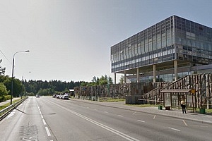 Озерная аллея в районе места ДТП. Фрагмент панорамы с сервиса Google Maps
