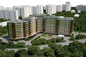 Проект нового жилого дома. Изображение предоставлено префектурой Зеленограда