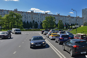 Пешеходный переход на Савелкинском проезде. Скриншот с сервиса maps.ya.ru