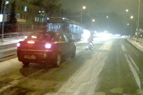 Инцидент на улице Гоголя. Кадр из видео очевидца