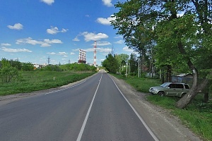 Малинская улица в районе места ДТП. Скриншот с сервиса maps.ya.ru