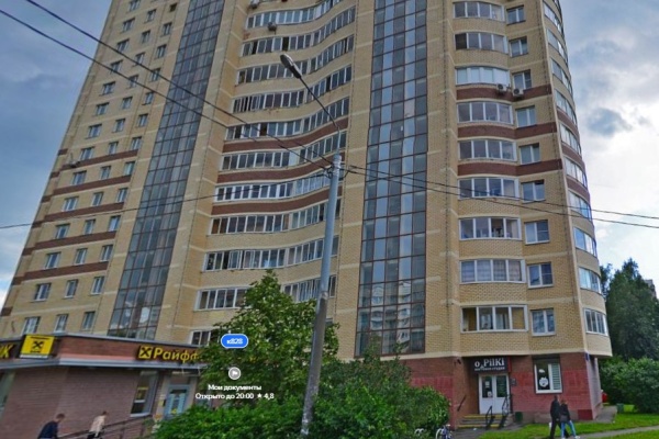 Корпус 828. Фрагмент панорамы с сервиса Яндекс.Карты