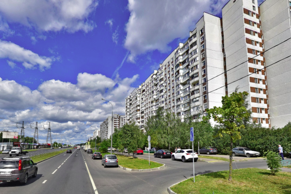 Улица Андреевка. Фрагмент панорамы с сервиса Яндекс.Карты