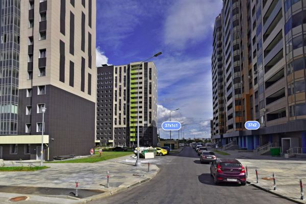 17 микрорайон. Фрагмент панорамы с сервиса Яндекс Карты
