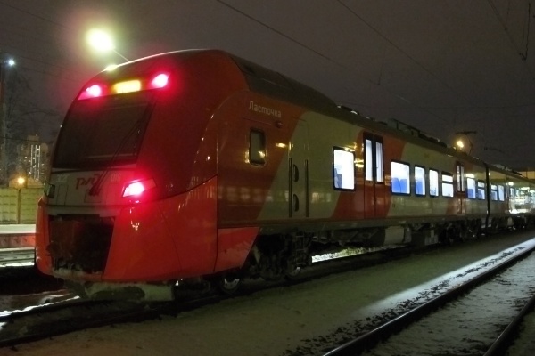 Скоростной поезд «Ласточка» на станции Крюково. Архивное фото «Зеленоград24»