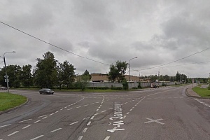Пересечение 1-го Западного проезда и улицы Конструктора Гуськова. Фрагмент панорамы с сервиса Google Maps