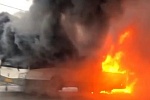 Автобус сгорел на Ленинградском шоссе недалеко от Зеленограда