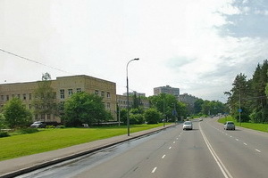Сосновая аллея в районе места ДТП. Скриншот с сервиса maps.ya.ru