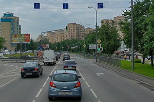 Пересечение Центрального проспекта с улицей Юности. Скриншот с сервиса maps.ya.ru