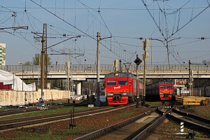 Электрички на станции Крюково. © Зеленоград24