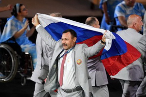 Андрей Фомочкин на церемонии открытия Паралимпийских игр в Рио. Фото: ria.ru