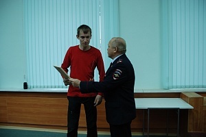Валерий Чуйков и начальник УВД Сергей Скубак