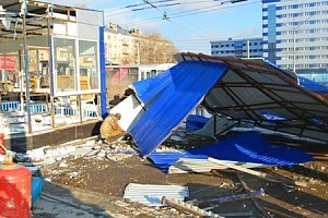 Демонтаж торговых павильонов. Фото: rmnt.ru