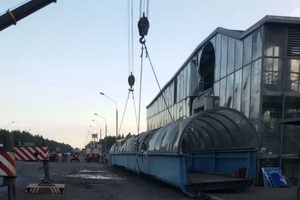 Демонтаж моста после ДТП. Фото МЧС