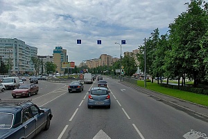 Центральный проспект в районе места ДТП. Скриншот с сервиса maps.ya.ru