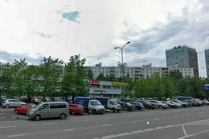 Вид на местный проезд у корпуса 435А. Скриншот с сервиса maps.ya.ru