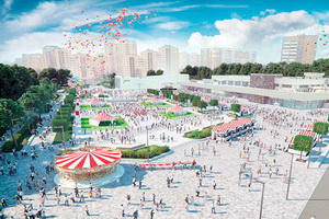 Проект обновленной площади Юности. Изображение: mos.ru