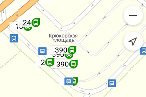 Скриншот приложения «Яндекс.Транспорт»