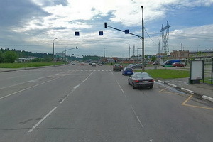 Вид с проезда 657 в сторону Георгиевского шоссе. Скриншот с сервиса maps.ya.ru