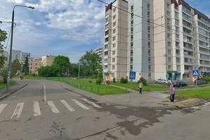 Вид на местный проезд у корпуса 219. Скриншот с сервиса maps.ya.ru