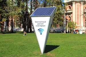 Модуль Wi-Fi в парке Москвы