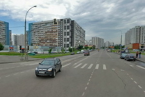 Место ДТП. Скриншот с сервиса maps.ya.ru