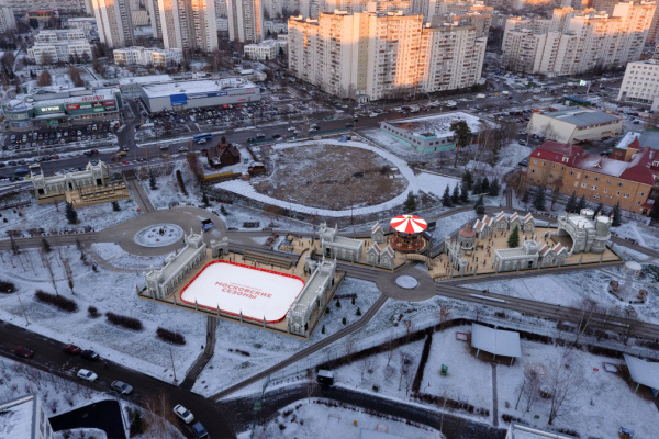Проект фестивальной площадки в 16 микрорайоне. Изображение с сайта ag.mos.ru