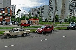Место строительства ТЦ. Скриншот с сервиса maps.ya.ru