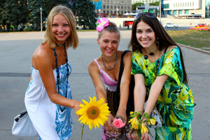 Международный флешмоб женственности в Харькове (2012 год). Фото: vk.com/tobewoman